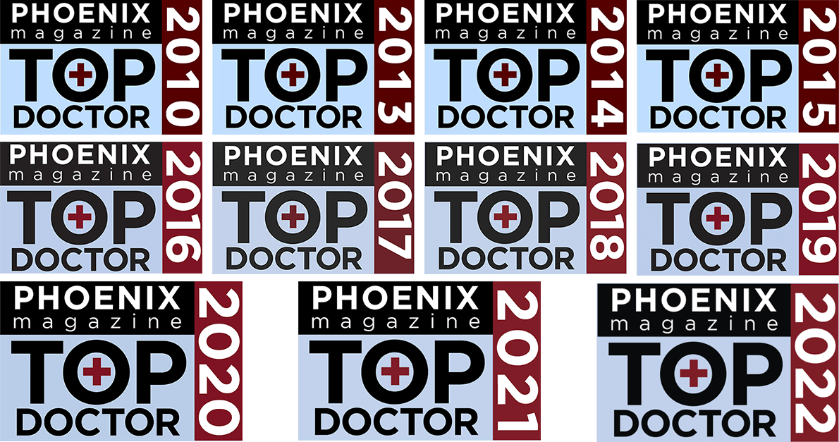 Top Doctor 2010, 2013, 2014, 2015, 2016, 2017, 2018, 2019, 2020, 2021, and 2022